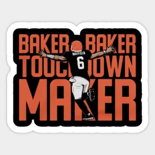 Baker Mayfield Baker Baker Touchdown Maker Sticker